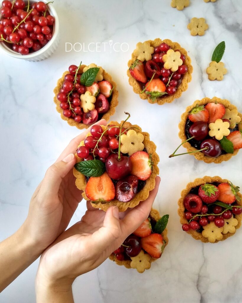 crostata vegan frutti rossi