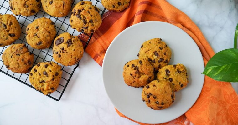 Pumpkin cookies – Biscotti alla zucca senza latte, senza uova