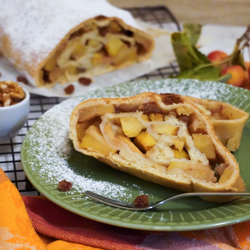 strudel di mele vegano