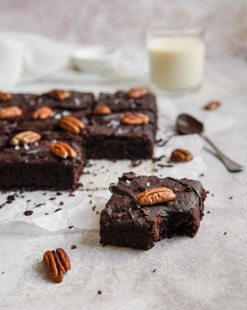 brownies cioccolato e noci senza glutine