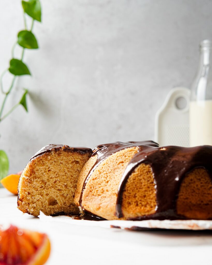 bundt cake arancia e cioccolato