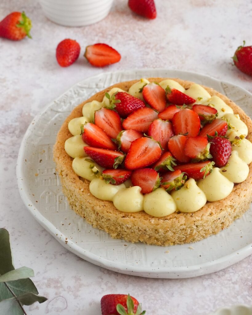 tart crema pistacchi fragole