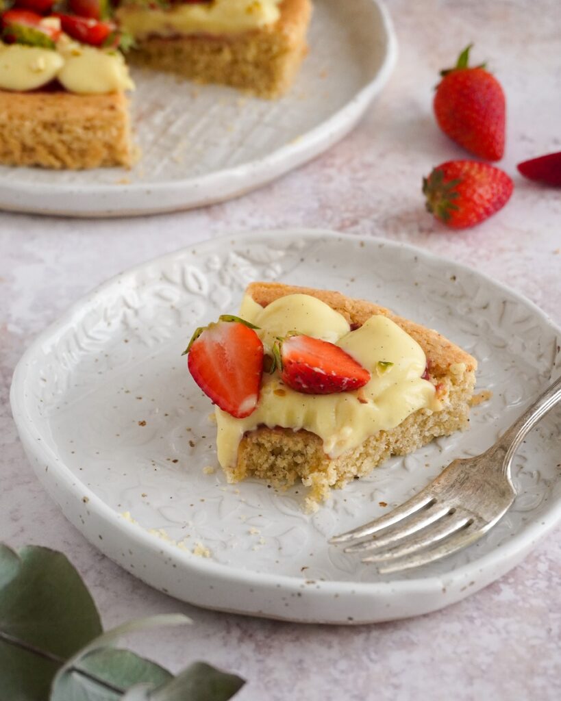 tart crema pistacchi fragole